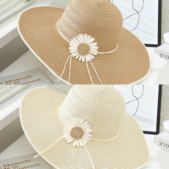 Sunflower Beach Sun Hat 2 colors - Picture 1 of 4